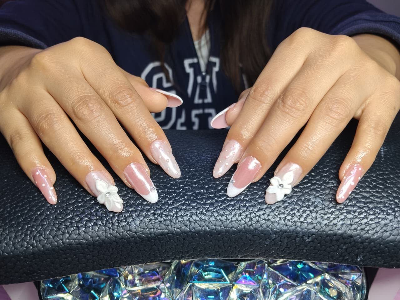 Uñas con diseño de flores